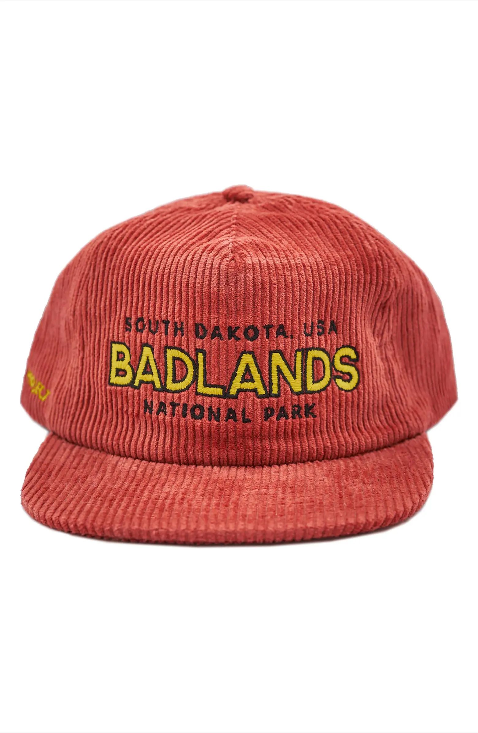 Badlands Embroidered Corduroy Baseball Cap | Nordstrom