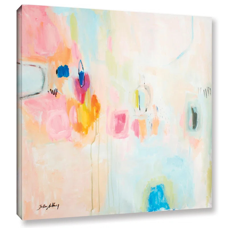Rosa Abstract by Jolina Anthony - Wrapped Canvas Painting | Wayfair North America