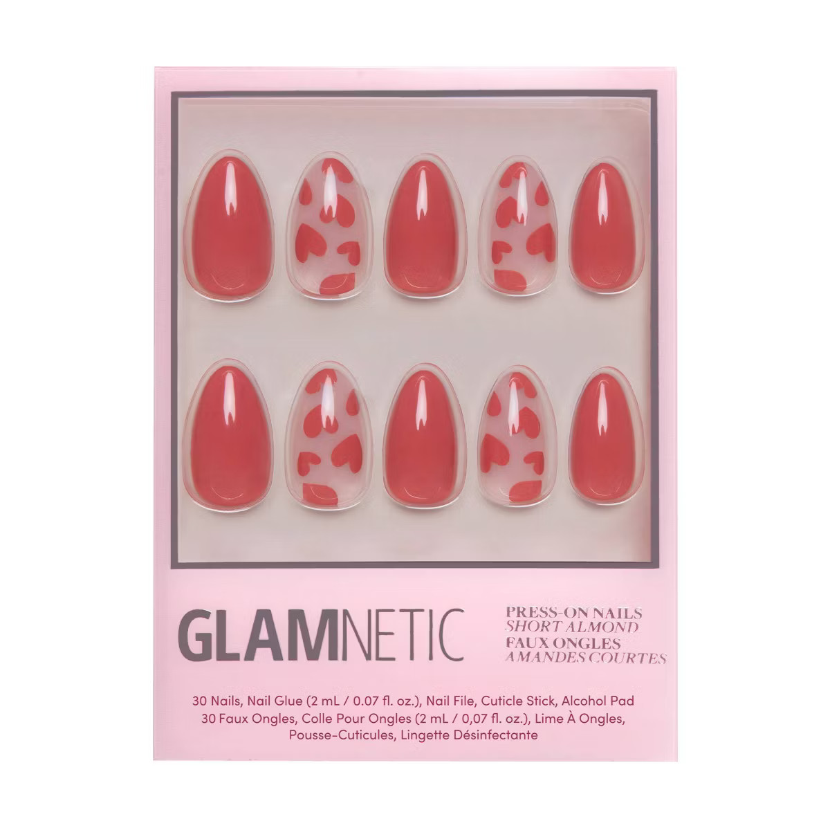 Glamnetic Women's Nail Set - Love Me - Ulta Beauty | Target