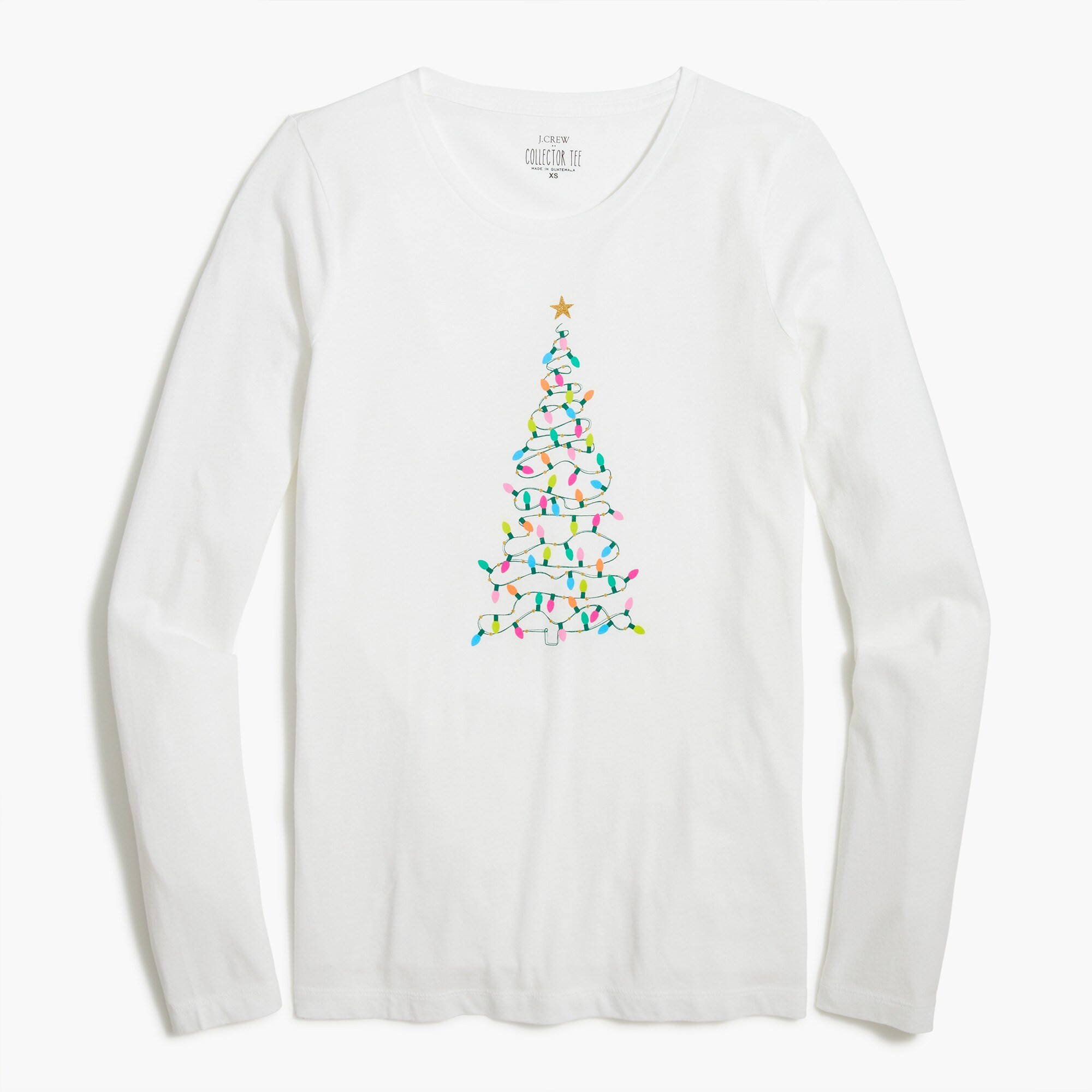Tree lights graphic tee | J.Crew Factory