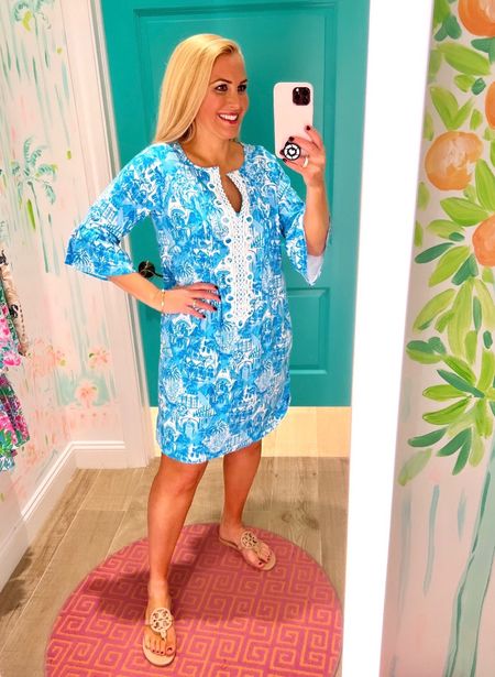 This blue and white Lilly Pulitzer dress is so tropical and will make the perfect resort dress!

Wearing a large. I needed a medium. I say it runs big. If you’re in between sizes, size down.



#LTKmidsize #LTKswim #LTKtravel