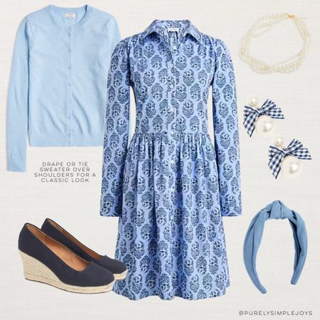 ⭐️ 50% off Spring outfit idea 
Drape or tie cardigan over your shoulders for a classic look
Shirt dress 
Wedge sandals 
Blue and white outfit 



#LTKsalealert #LTKstyletip #LTKfindsunder50