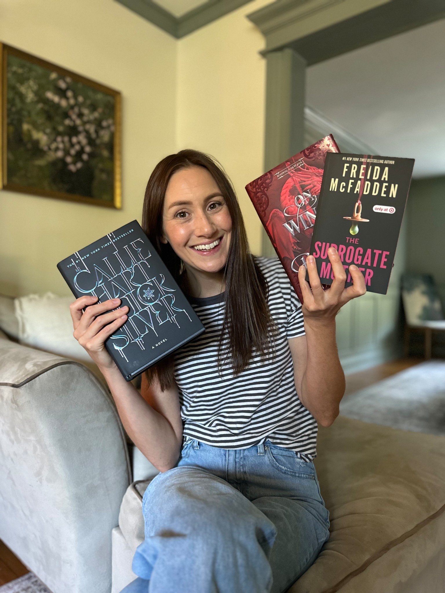 #ad ✨ @Target run somehow always turns into a book haul ✨Picked up The Surrogate Mother, On Wings of Blood, and Quicksilver —Now the real question… which one should I read first? #TargetPartner #Target #TargetBooks @shop.ltk #liketkit 