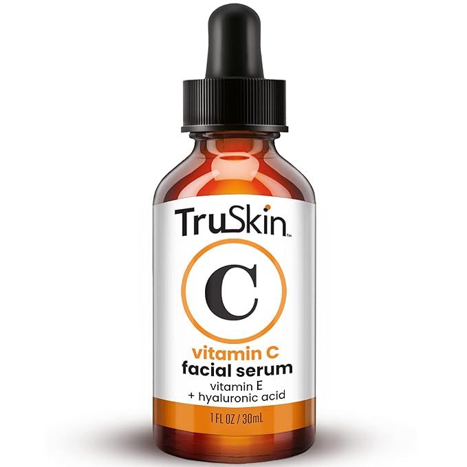 TruSkin Vitamin C Serum for Face, Topical Facial Serum with Hyaluronic Acid & Vitamin E, 1 fl oz | Amazon (US)