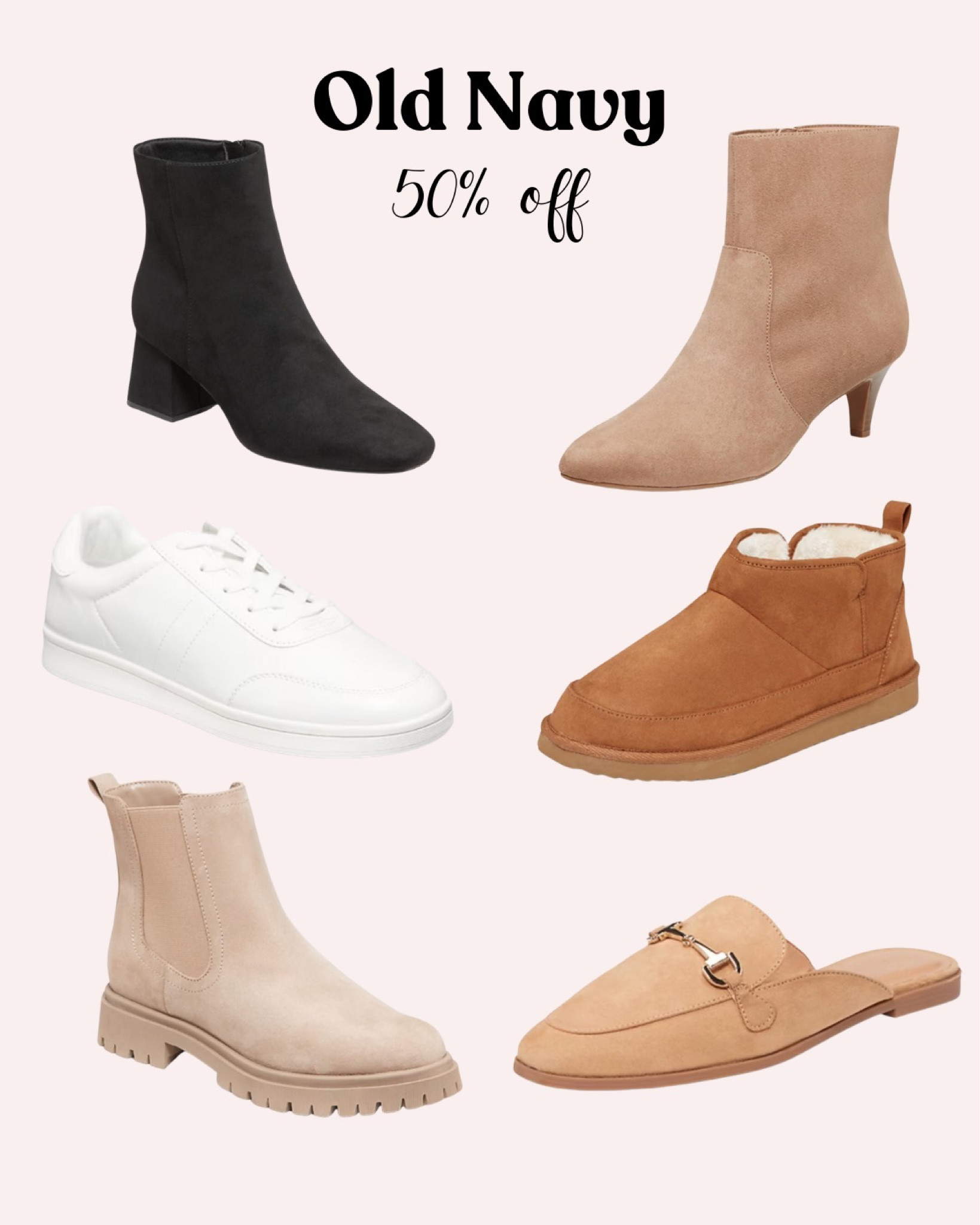 HURRY!! 50% off Old Navy! 

#LTKShoeCrush #LTKHoliday #LTKSaleAlert