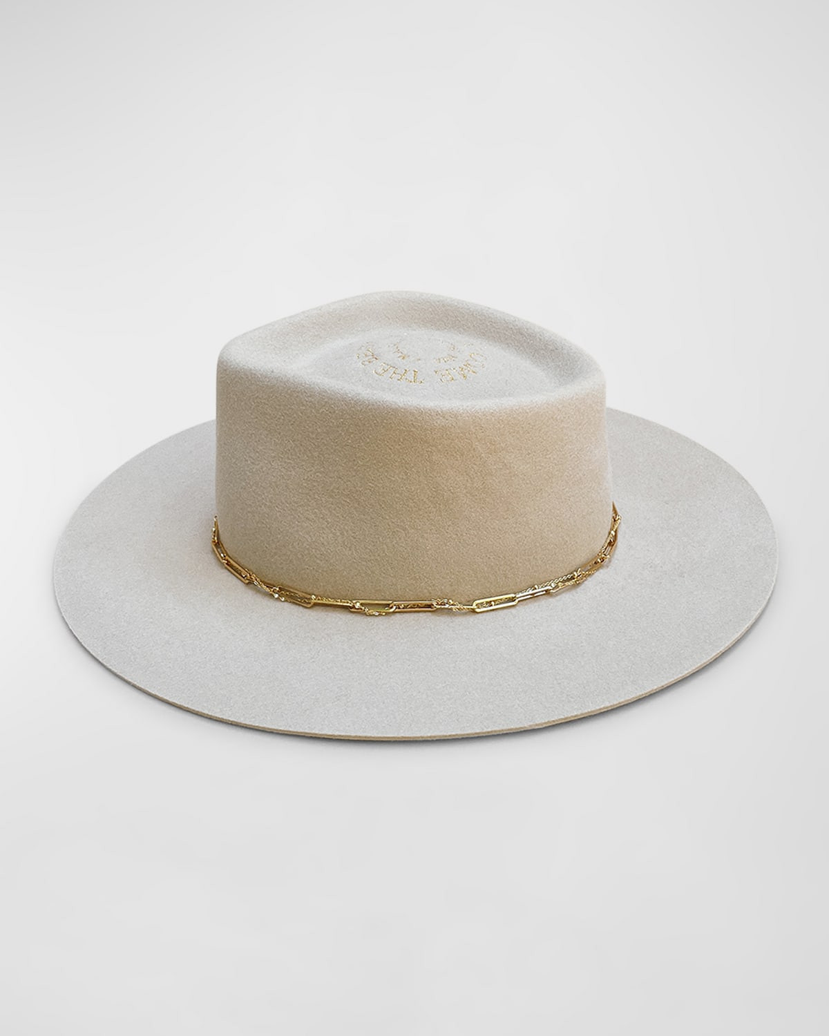 Janis Chained Merino Wool Fedora | Neiman Marcus