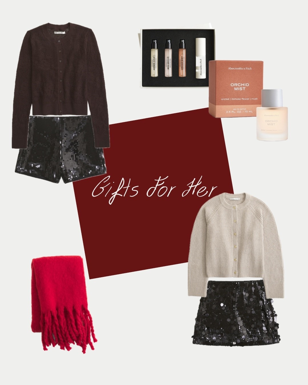 Abercrombie Gift Guide for Her. Cosy knits, festive textures & beauty favourites.

#LTKfestive #LTKgiftguide #LTKuk