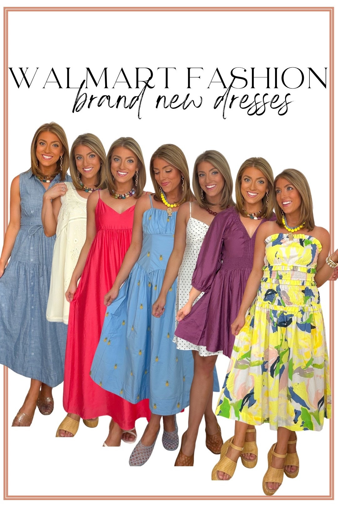 Brand new Walmart dresses just dropped and they are GOOD!! 😍✨

If you’re looking for affordable dresses that look so much more expensive, these new Walmart arrivals deserve a spot in your closet! From easy everyday cotton dresses to colorful vacation styles, date night looks, wedding guest options, and fun summer prints, this haul has something for every occasion.

I’m especially loving the beautiful details, flattering fits, and vibrant colors. These are the kind of dresses you’ll wear all summer long—and into early fall with a denim jacket and booties! 🙌

Which one is your favorite? 💙💛❤️🤍💜

#walmartfashion #walmartfinds #walmartstyle #walmartnewarrivals #affordablefashion #affordablestyle #summerdresses #maxidress #mididress #casualdress #vacationstyle #vacationoutfits #resortwear #ootd #styleinspo #momstyle #fashionfinds #budgetfriendlyfashion #everydaystyle #colorfulstyle #dressseason #summeroutfits #lookforless #womenwithstyle #fashionreels #trendingfashion #newarrivals #wearitloveit #fashionover30 #styleonabudget

#LTKootd #LTKPetite
