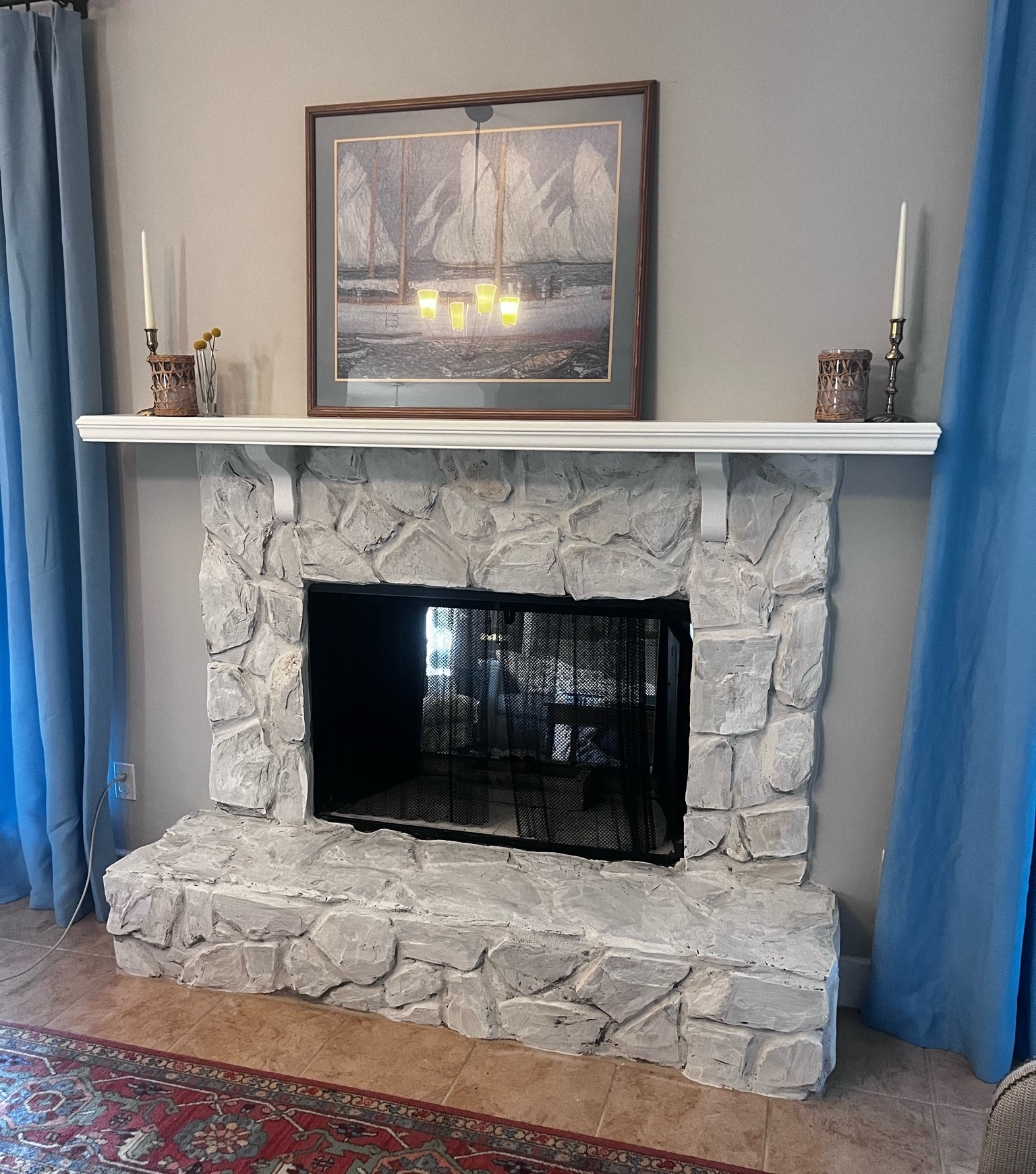 Everything I used to whitewash my fireplace!  This product can be used on brick or stone…interior and exterior.

#LTKHome