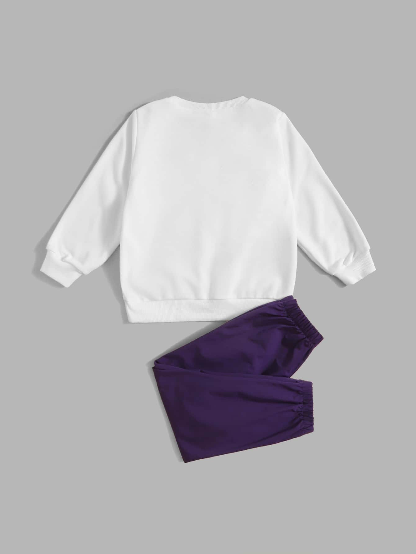 SHEIN Young Boy Car Print Pullover & Sweatpants | SHEIN