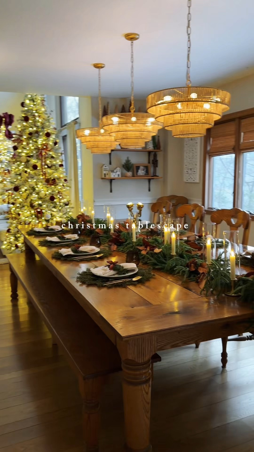 Christmas holiday Tablescape 

#LTKSeasonal #LTKHoliday #LTKHome