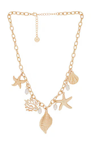 Breezy Charm Necklace in Gold | Revolve Clothing (Global)