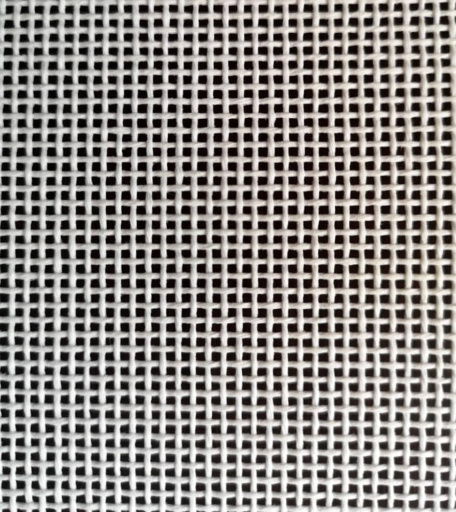 Zweigart Orange Line Blank MonoDeluxe 13-Mesh White Needlepoint Canvas 20" X 18" | Amazon (US)