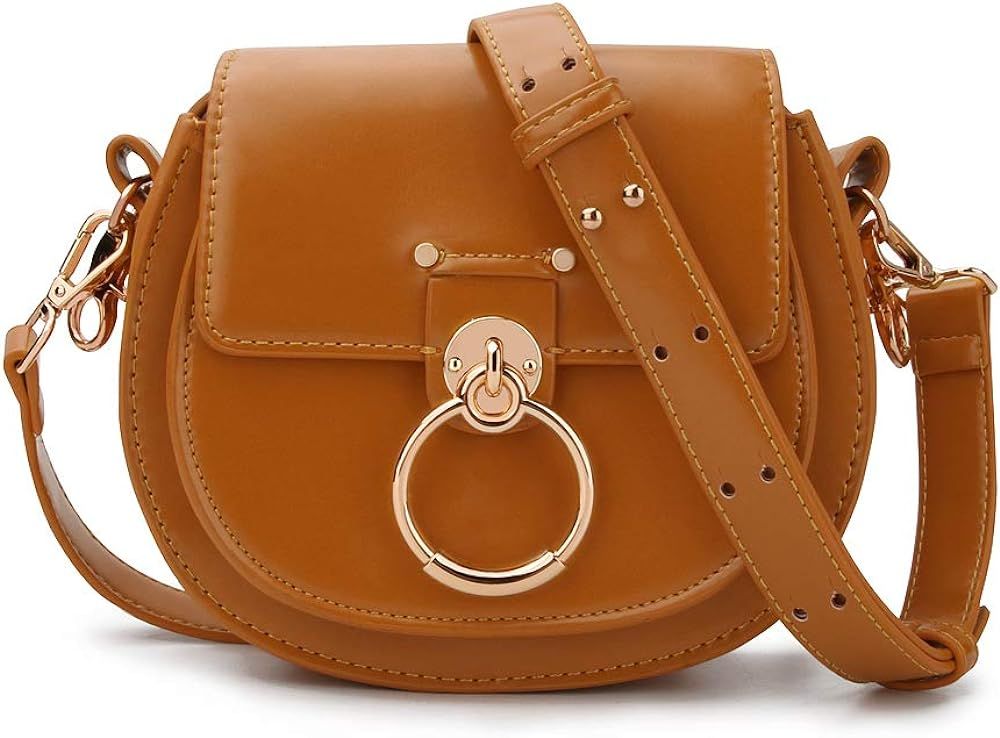 Ophlid Designer Ring Shoulder Bags for Women Leather Crossbody Purse with Chain … | Amazon (US)