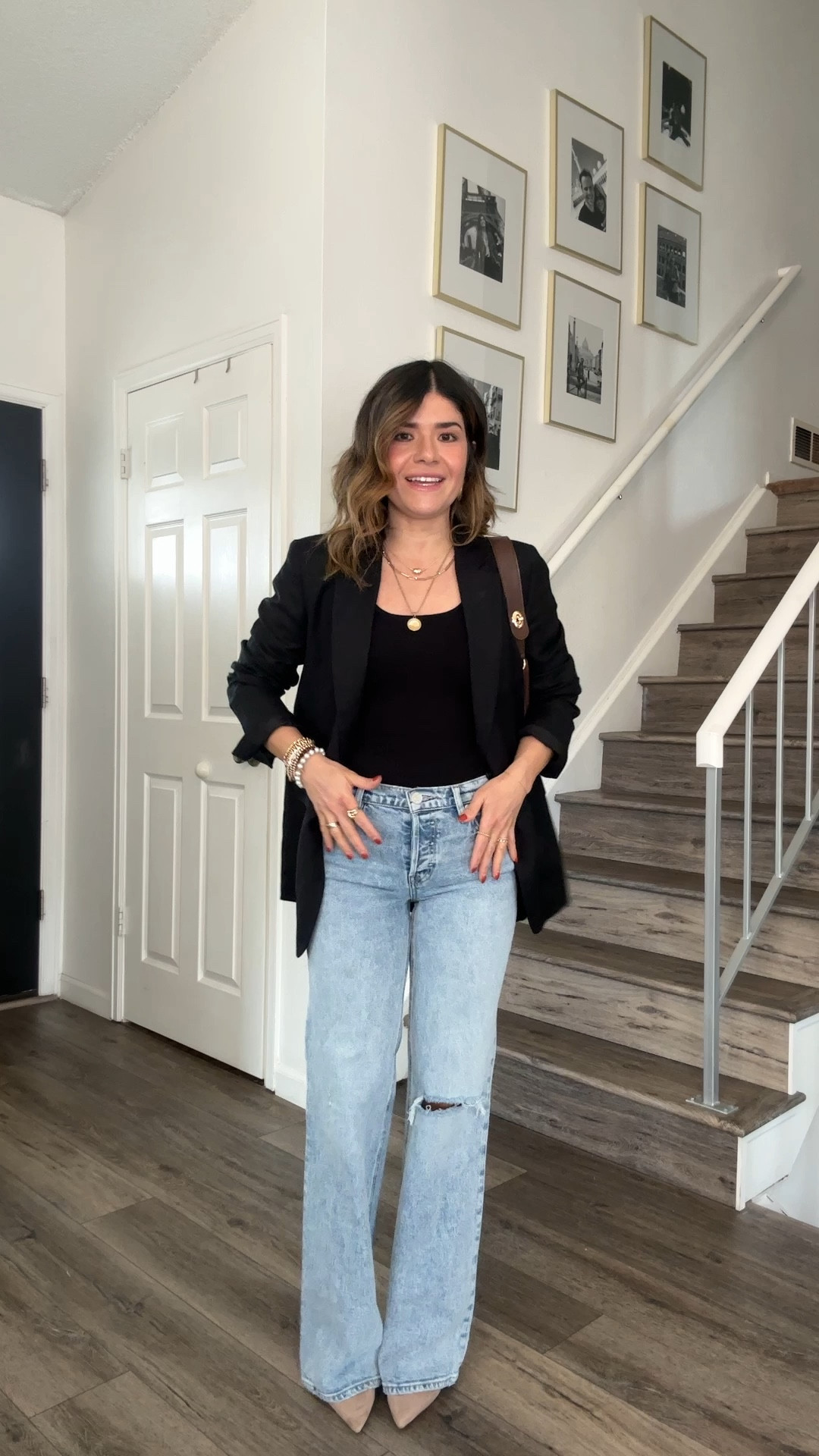 The perfect denim look! 
Use code CAROLINA25 for 25% off the tank top and jeans. 
Take 50% off the blazer. 

#LTKWatchNow #LTKFindsUnder100 #LTKStyleTip