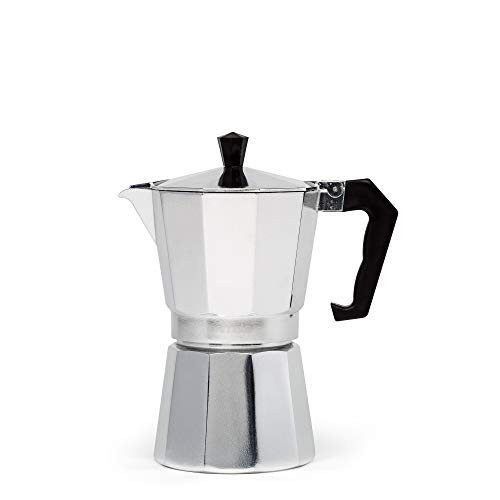 Primula Classic Stovetop Espresso and Coffee Maker, Moka Pot for Italian and Cuban Café Brewing, Greca Coffee Maker, Cafeteras, 6 Espresso Cups, Silver | Amazon (US)