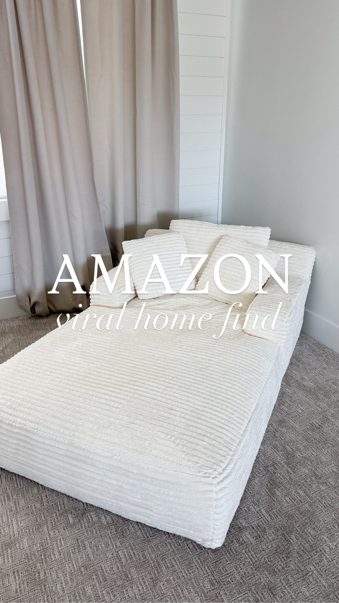 We’re obsessed with this viral boneless chaise lounge from Amazon! You can find us cozied up here from now on! ☁️📖🌙

#thesistershoppers #bonelesscouch #amazonviralfind #amazonhome #cozyhome @amazon

#LTKselfcare #LTKHome #LTKdayinmylife