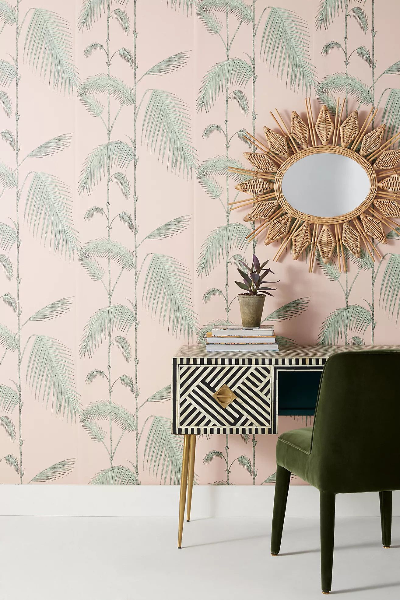Cole & Son Palm Leaves Wallpaper | Anthropologie (US)