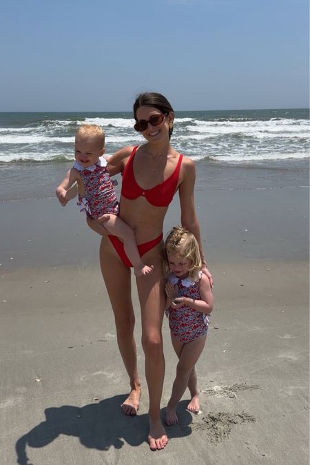 Family swimsuits for the 4th of July!
Fourth of July, swimwear, red swimsuit, July 4th 

#LTKfindsunder100 #LTKswim #LTKkids