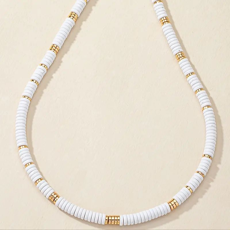 Acrylic Beaded Necklace Minimalist Funky Premium Design - Temu | Temu Affiliate Program