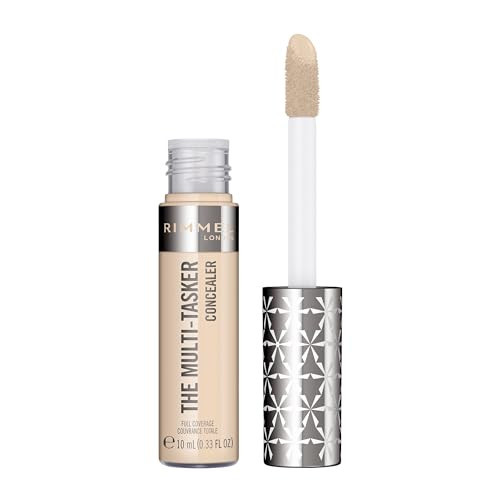 Rimmel London, Multi-Tasker Concealer, 010 Porcelain, Crease-Proof, Transfer-Proof, Waterproof, Up To 24-Hour Wear, Vegan Formula, 0.33oz | Amazon (US)
