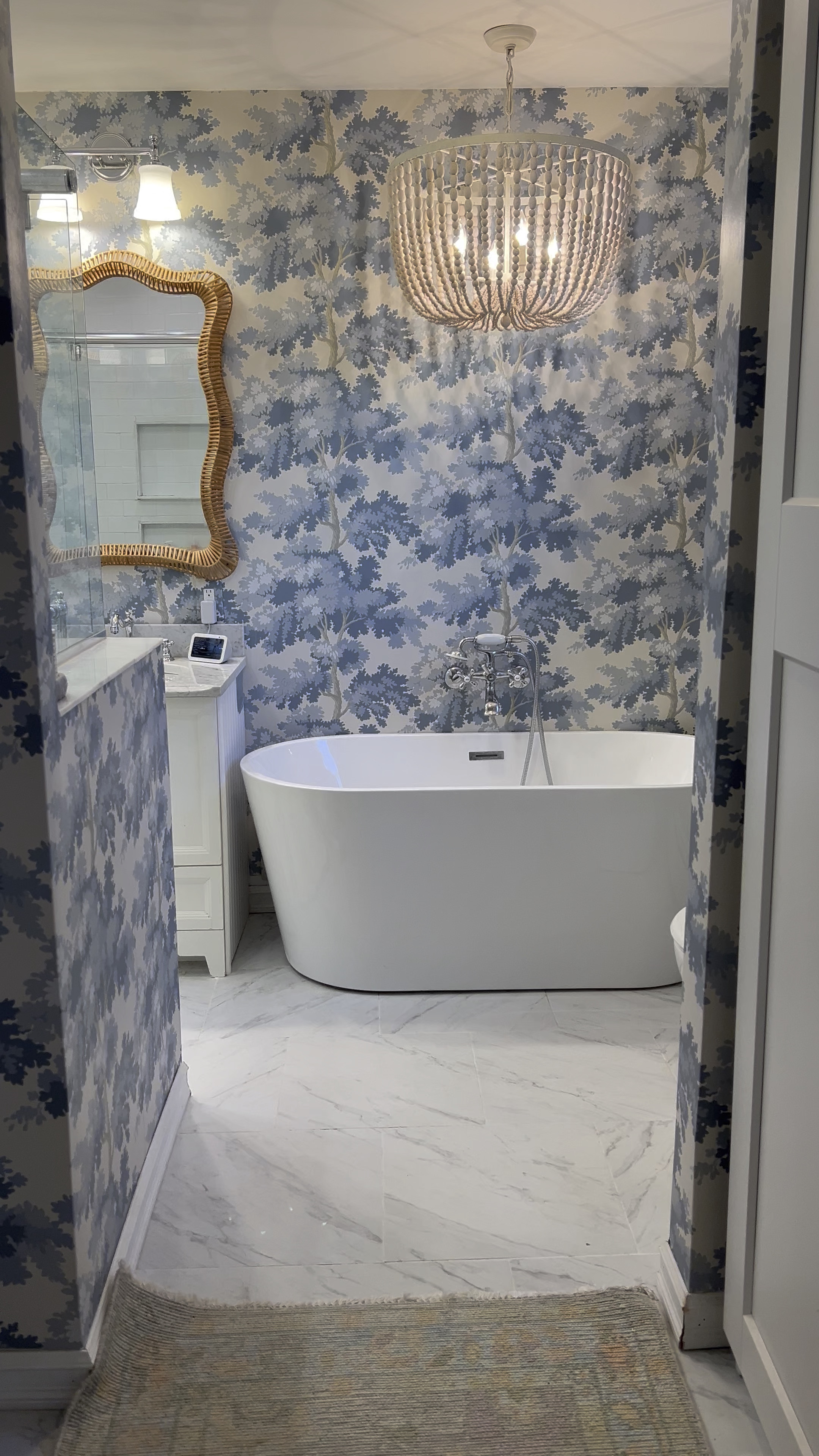 Tap the heart and save for later!

Comment Mirror to get a link to all the pieces in this space!

Here is a super simple way to hang virtually anything!  I took a piece of masking tape and placed it over the two hanging parts of the mirror and marked at the top of each of the holes.  I then took the tape and placed it on the wall where I wanted my mirrors. 

I used a level to make sure it was level vertically and horizontally.  Once I got it level, I just screwed my wall hangers in and it was done!  Super easy and low stress!

#rattanfurniture #casualelegance #classicoastalhome

#LTKHome #LTKSpringSale