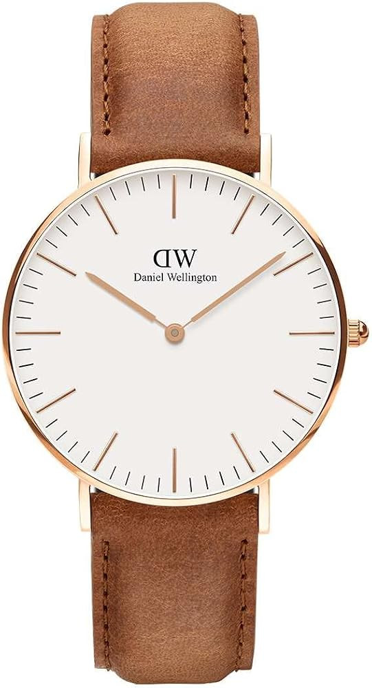 Daniel Wellington Classic Watch Rose Gold Leather | Amazon (US)