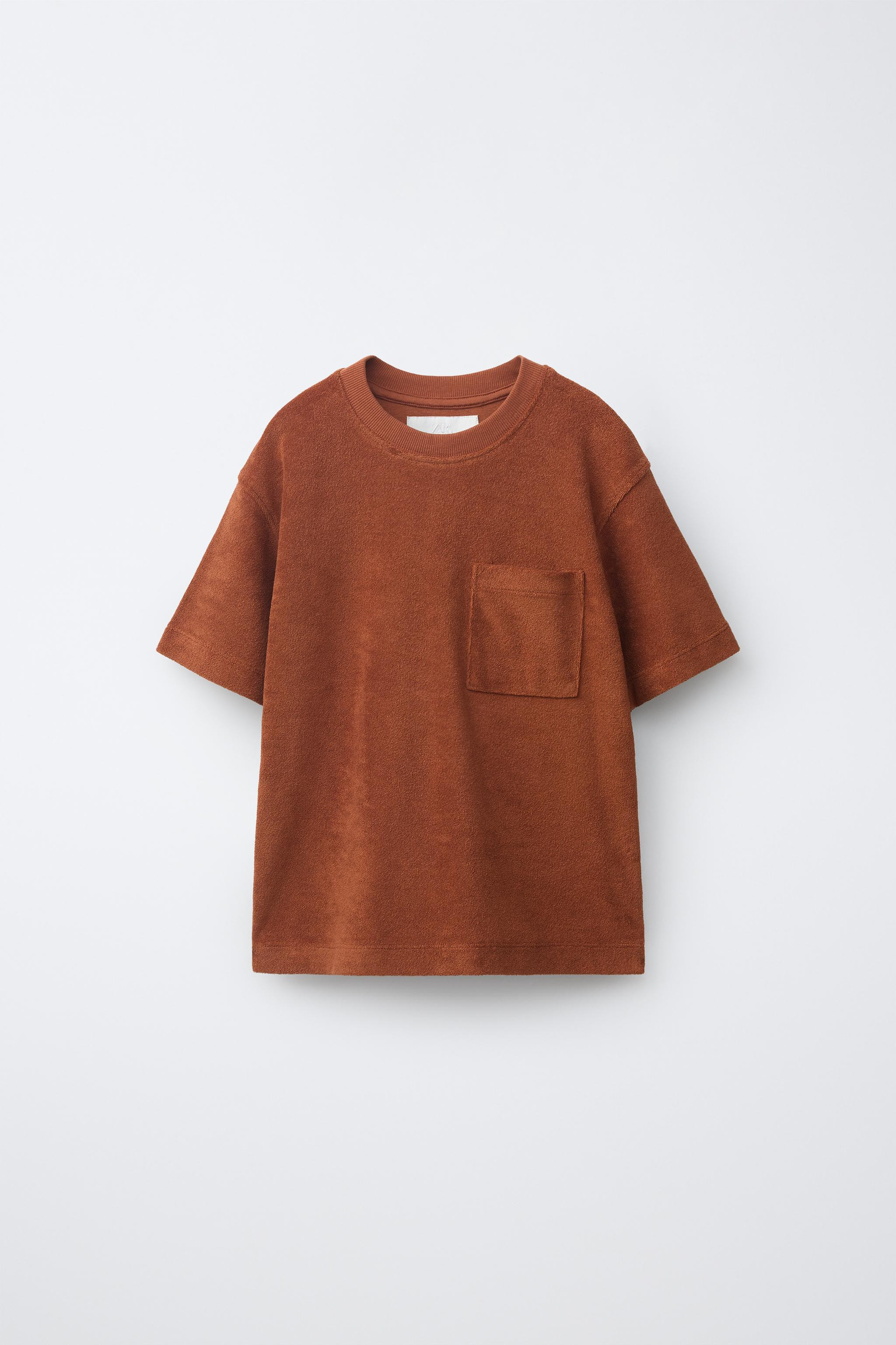STRIPED TERRYCLOTH T-SHIRT AND SHORTS SET | Zara US