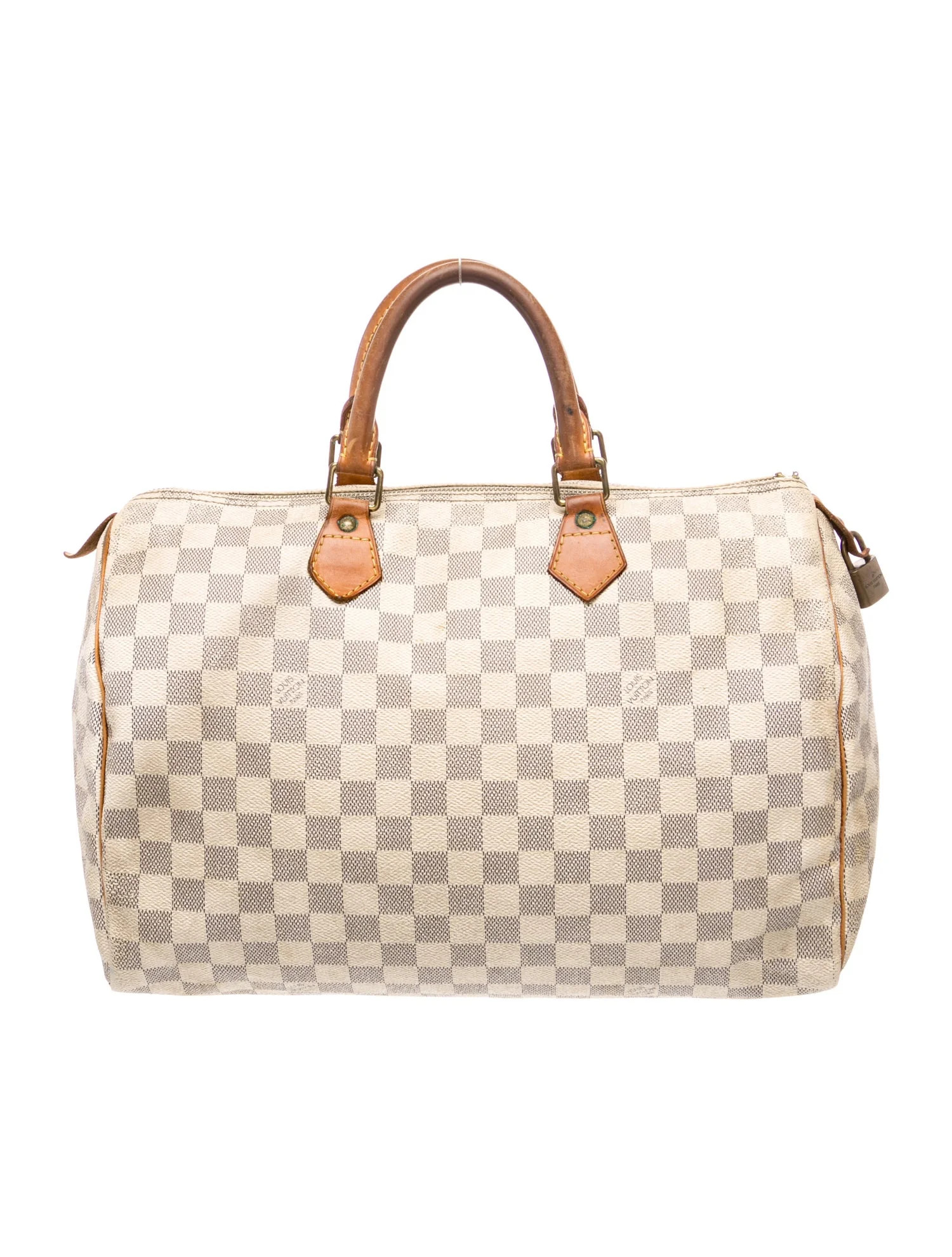 Louis Vuitton Damier Azur Speedy 35 - Neutrals Handle Bags, Handbags - LOU1245646 | The RealReal | The RealReal