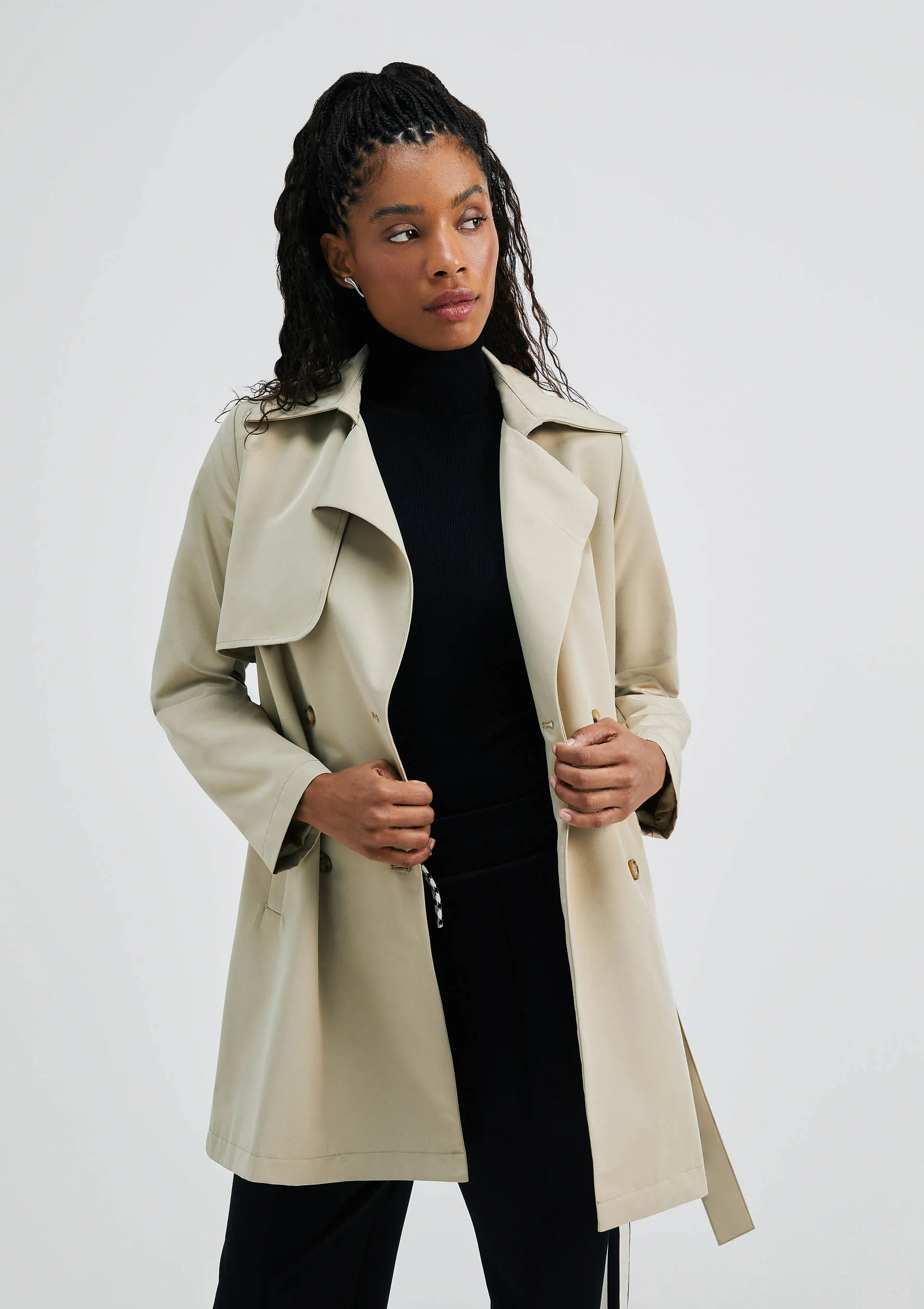 Casaco Trench Coat Feminino Com Faixa - Hering Store | Hering (BR)