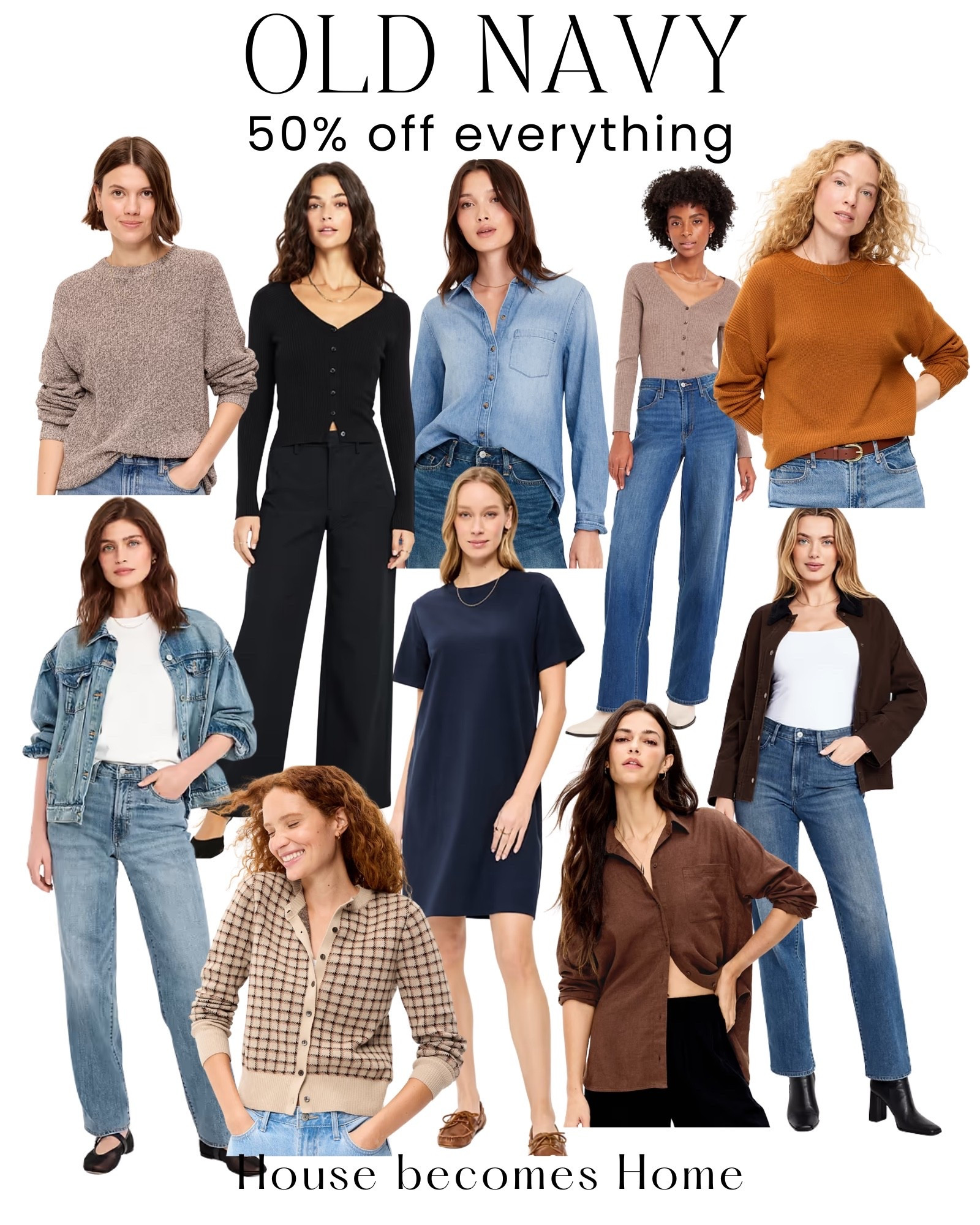 Old navy sale! 50% off everything!

#LTKSaleAlert #LTKWorkwear #LTKootd