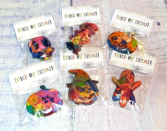 Halloween Coloring Kits , Party Favors, Trick or Treat, Crayon names, Crayons, Halloween Crayons,... | Etsy (US)