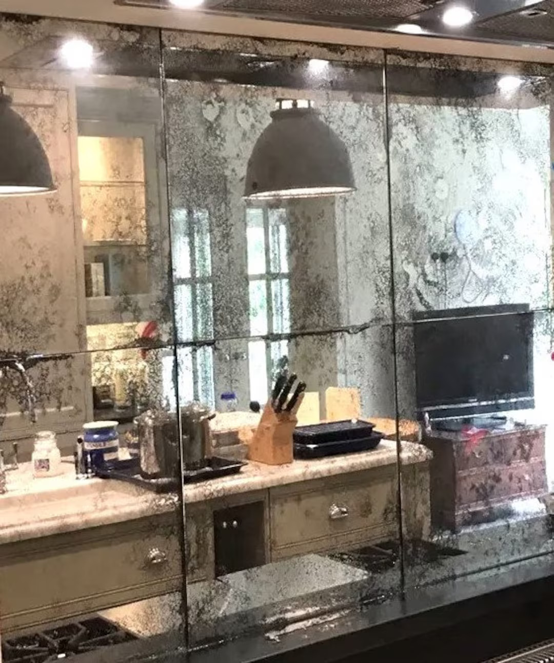 Antique Mirrors for Luxurious Interiors Antique Mirror Tiles - Etsy | Etsy (US)