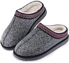 House Bedroom Slippers for Women Indoor and Outdoor with Fuzzy Lining Memory Foam | Amazon (US)