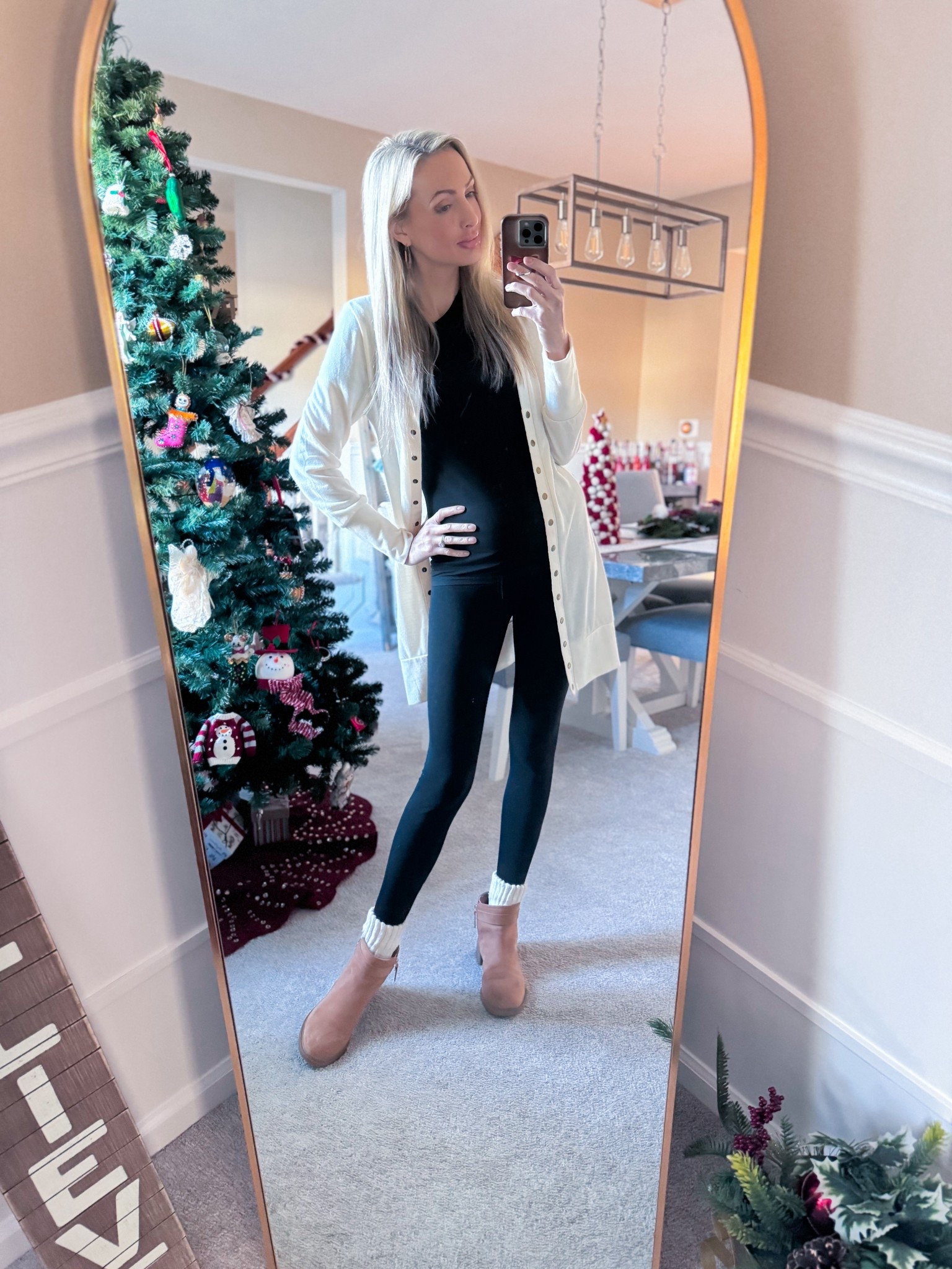 Winter outfit
Cardigan
Casual
Ankle boots
Boot socks 

#LTKTall #LTKBump 

#LTKSeasonal #LTKootd #LTKFindsUnder50