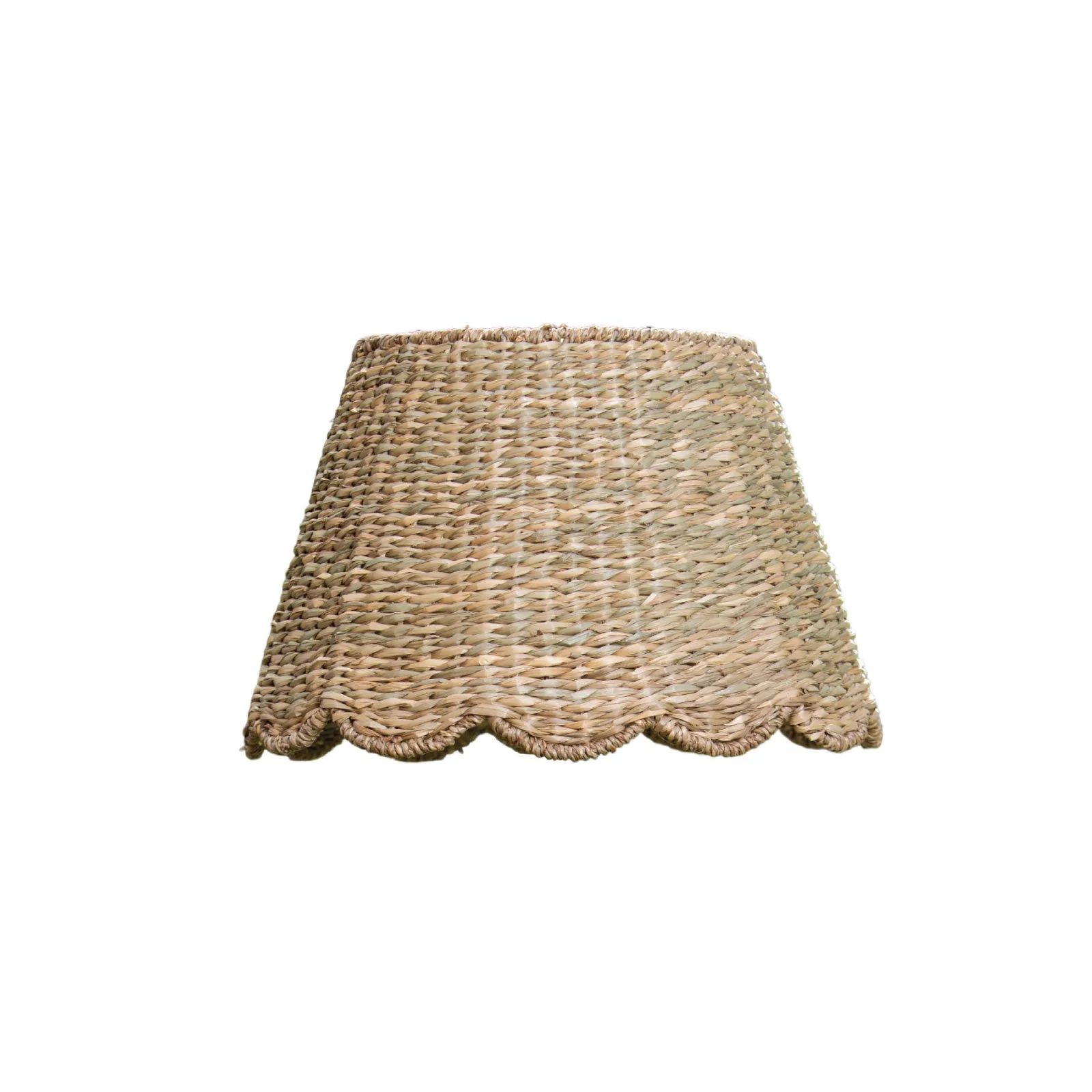Large Scalloped Seagrass Lampshade | Brooke and Lou