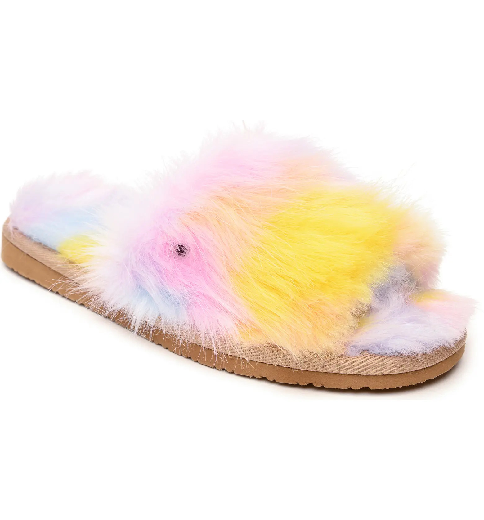 Faux Fur Slide Slipper (Women) | Nordstrom