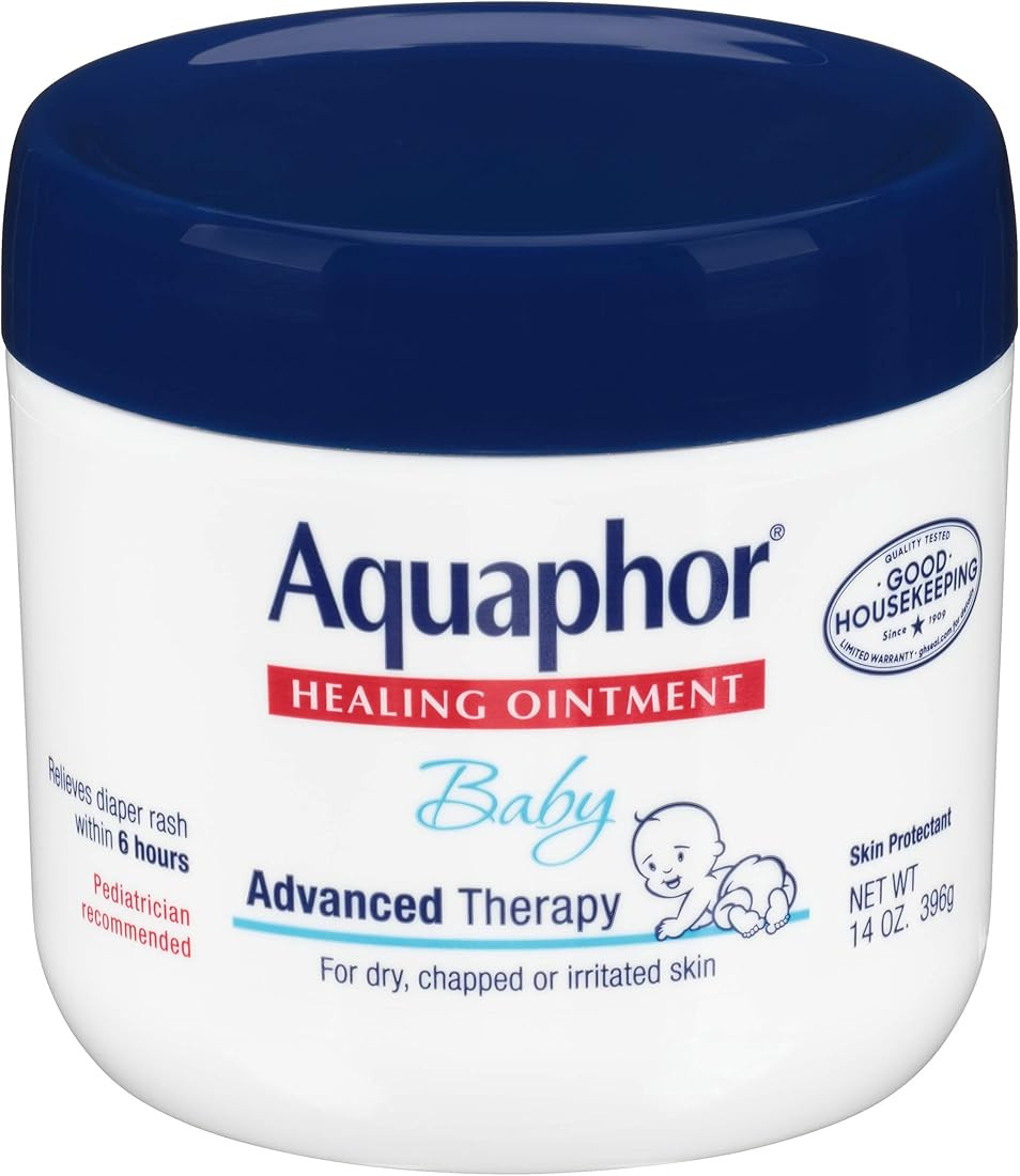 Amazon.com: Aquaphor Baby Healing Ointment Advanced Therapy Skin Protectant, Dry Skin and Diaper ... | Amazon (US)