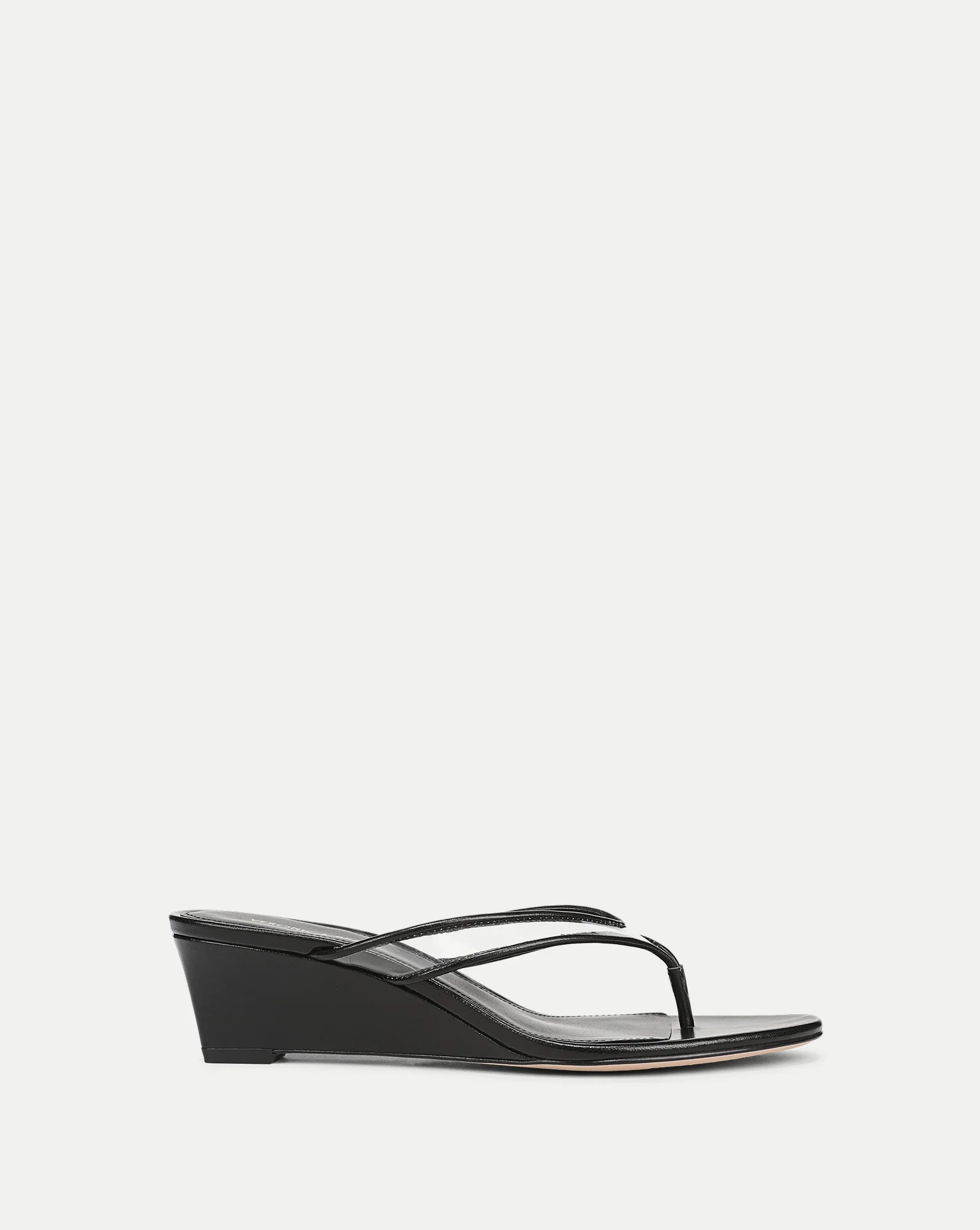Veronica Beard Clea Wedge Sandal Clear Black | Veronica Beard