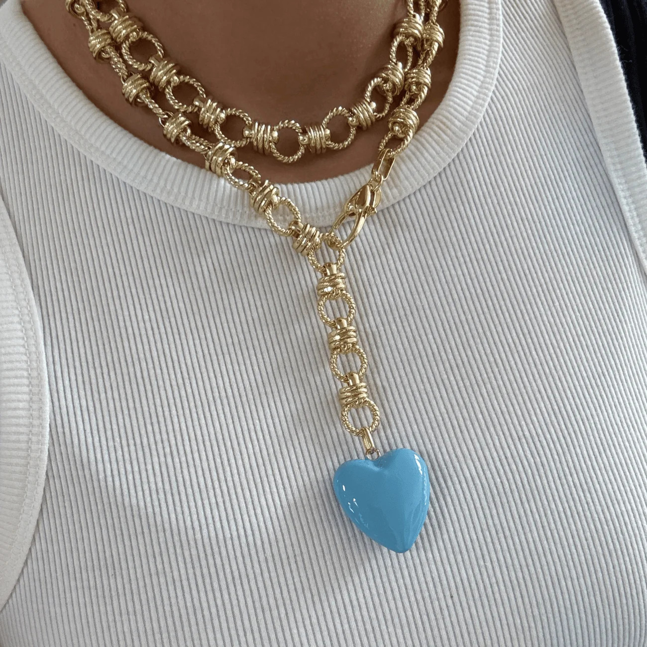 Rowan Heart Lariat | BRACHA