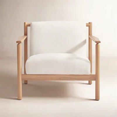 Anastasia Josephine Solid Wood Upholstered Armchair | Wayfair North America