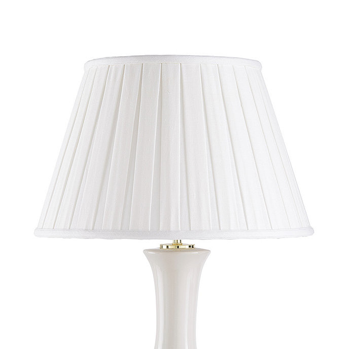 Box Pleat Linen Lamp Shade | Ballard Designs, Inc.