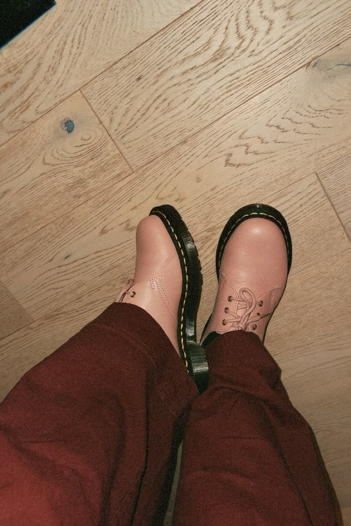 MY FAVE SHOES!!! i always wear platform docs but i had to get some that weren’t platform for my flared pants bc they’re just better looking with a flat shoe. i’m a tall girly, if you know you know. 

#LTKMostLoved #LTKstyletip #LTKfindsunder100