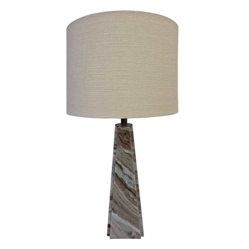 Marble Tapered Lamp, Large | At Home