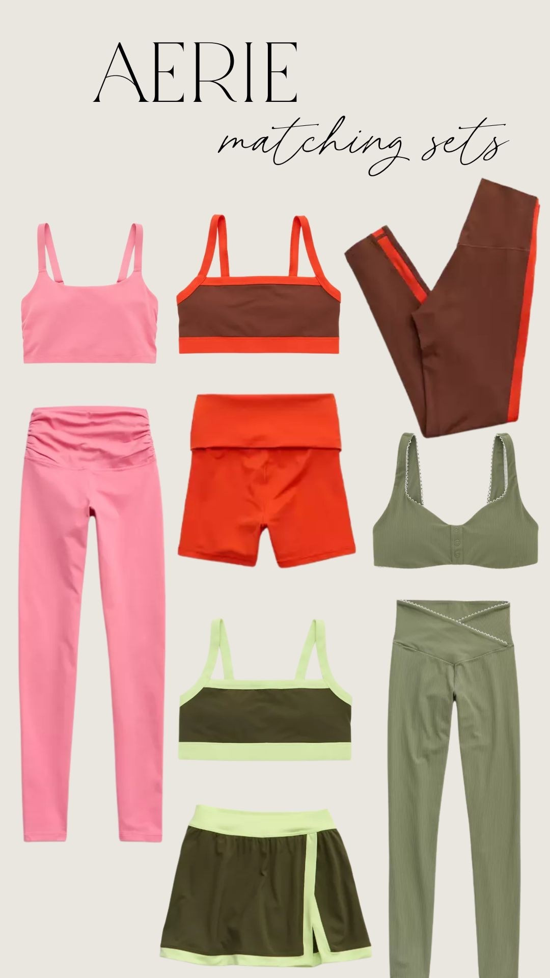 Love the new sets from Aerie 🌸

#LTKfitnessgoals #LTKActive