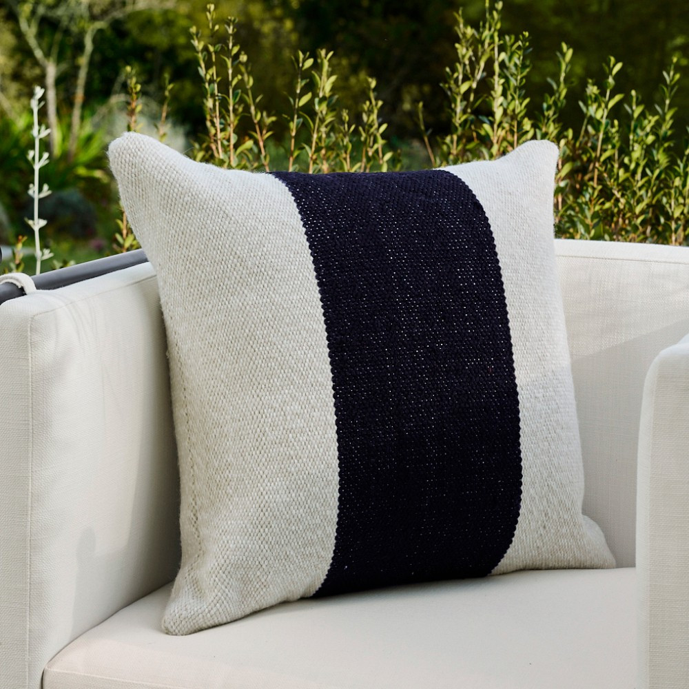 Center Stripe Outdoor Pillow Cover | Williams-Sonoma