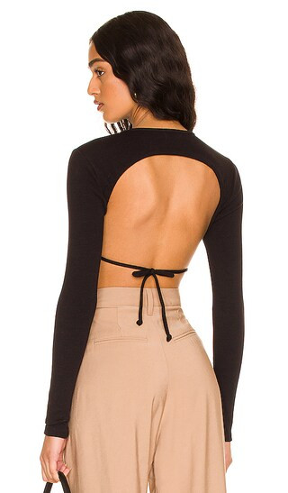 Olivia Top in Black | Revolve Clothing (Global)