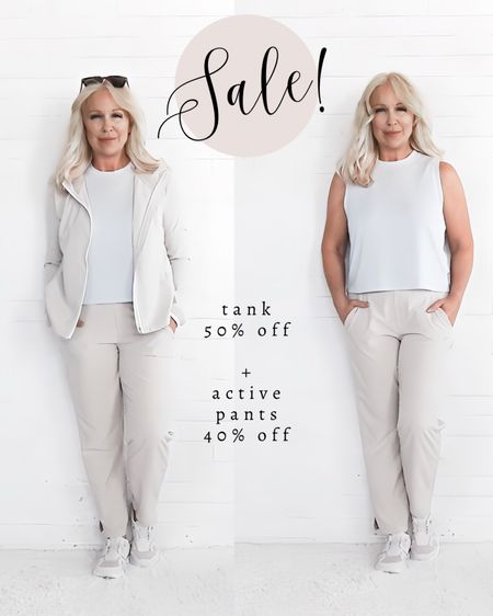 Sale! Muscle tank and active pants are on sale. These are great travel pieces I’d you were going on vacation with a lot of walking. These are also great every day pieces for comfortable, active wear.


#LTKSaleAlert #LTKOver40 #LTKActive
