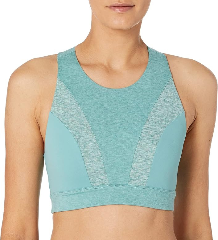 Core 10 Women's Studiotech High Neck Longline Yoga Bralette Sports Bra | Amazon (US)