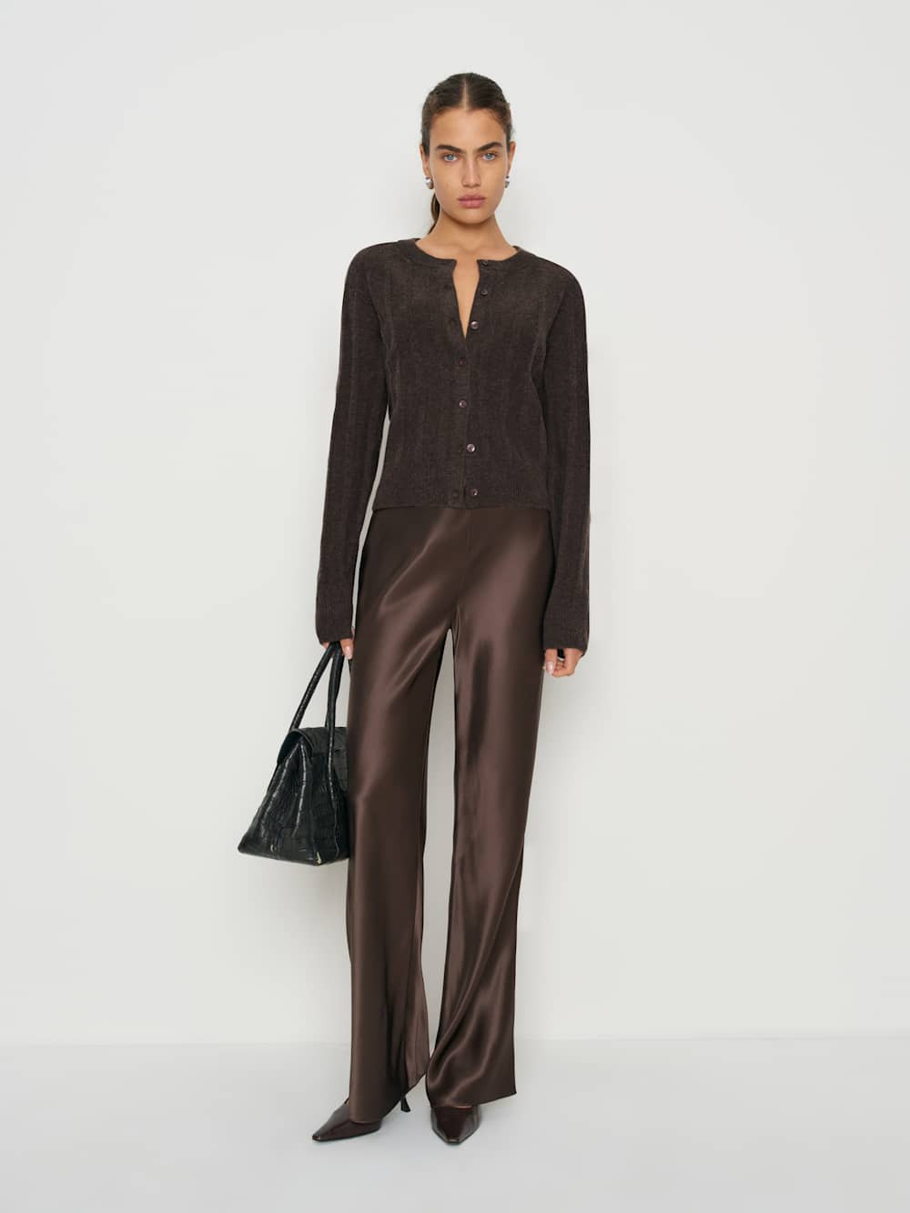 Hannah Crew Cardigan | Reformation (Global)